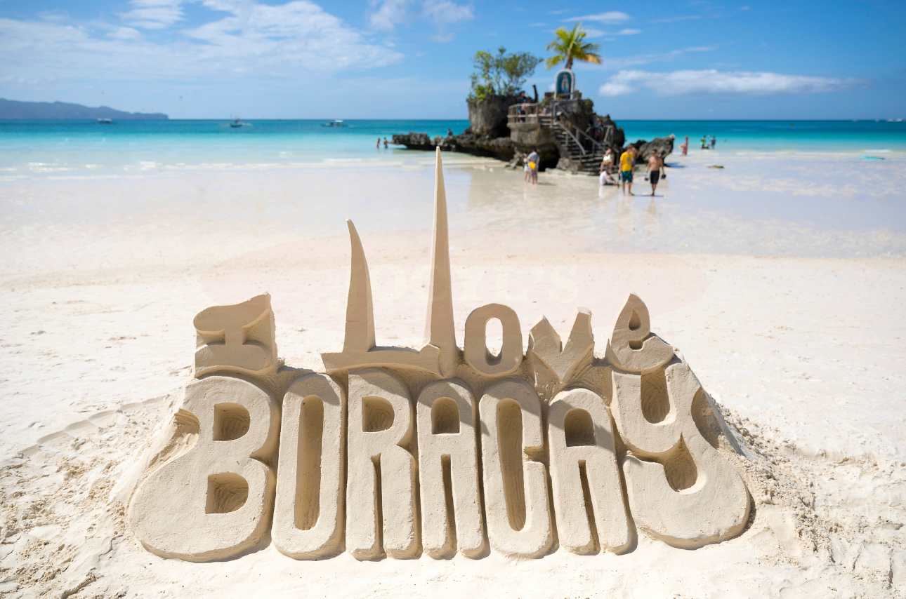 Boracay island coastline